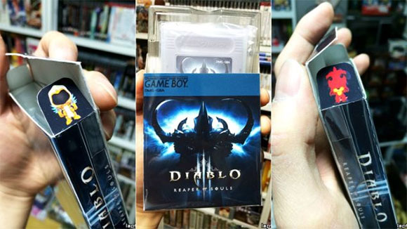 La versión de Diablo III para Game Boy sería así