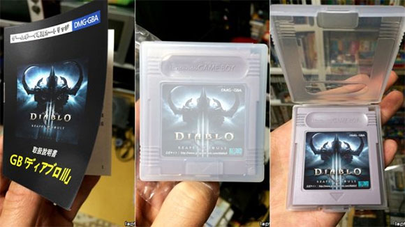 La versión de Diablo III para Game Boy sería así