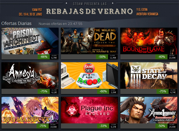 Rebajas de Verano de Steam: Día 2