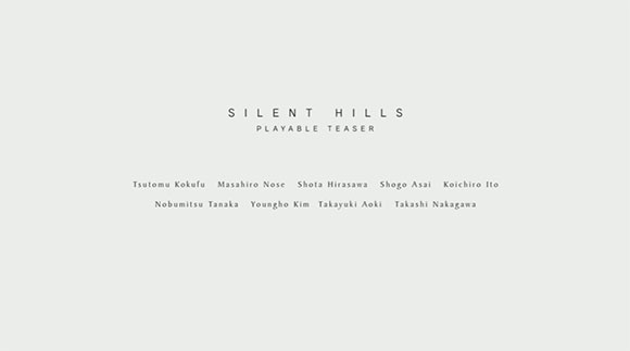 P.T. es un teaser interactivo de Silent Hills, por Hideo Kojima y Guillermo del Toro