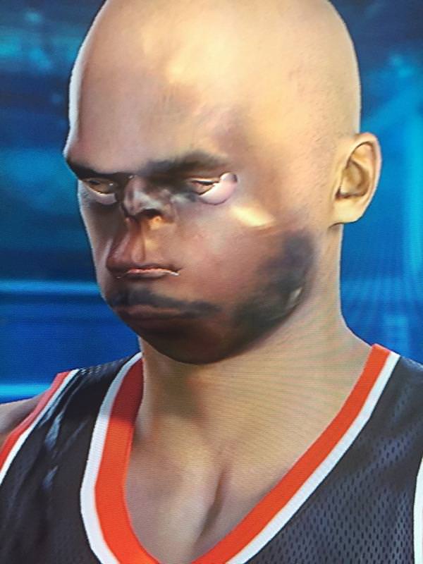 ¿La deformidad facial en NBA2K15 es un bug o una feature?