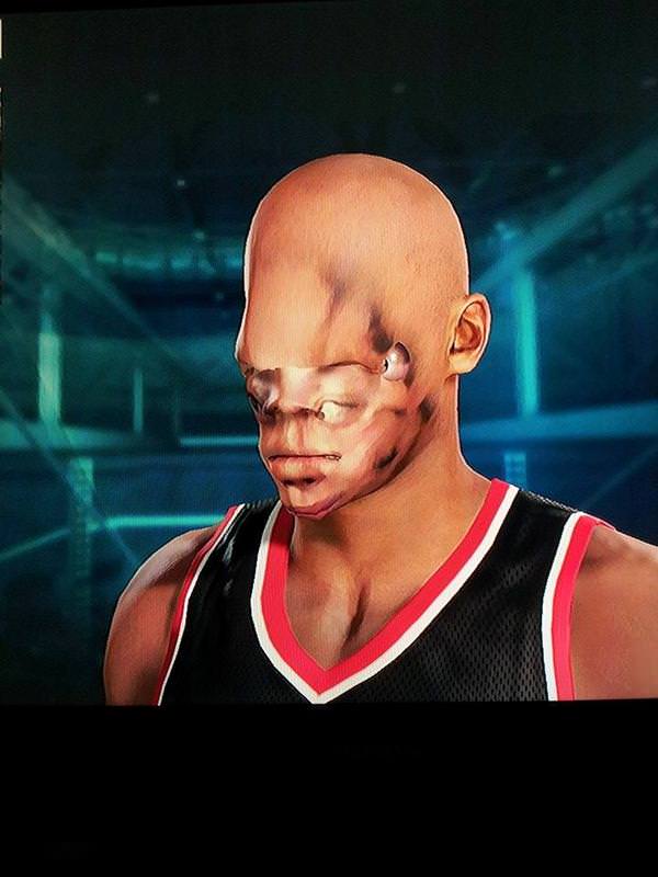 ¿La deformidad facial en NBA2K15 es un bug o una feature?