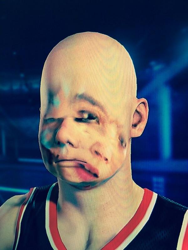 ¿La deformidad facial en NBA2K15 es un bug o una feature?