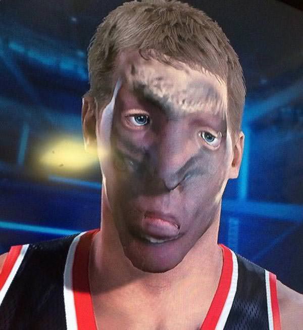 ¿La deformidad facial en NBA2K15 es un bug o una feature?
