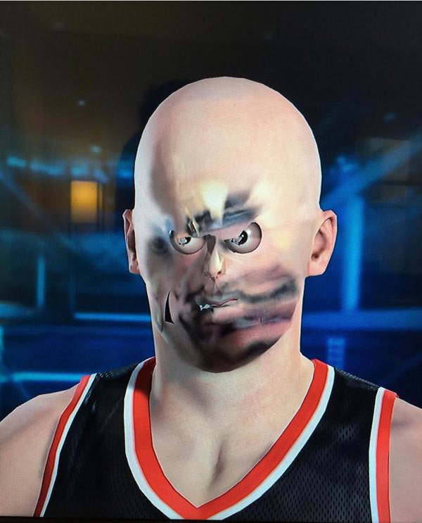 ¿La deformidad facial en NBA2K15 es un bug o una feature?