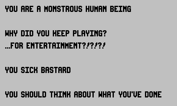 Eres un monstruo: la manipulación emocional en los juegos