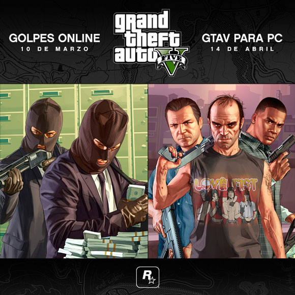 La versión para PC de GTA V se va a abril