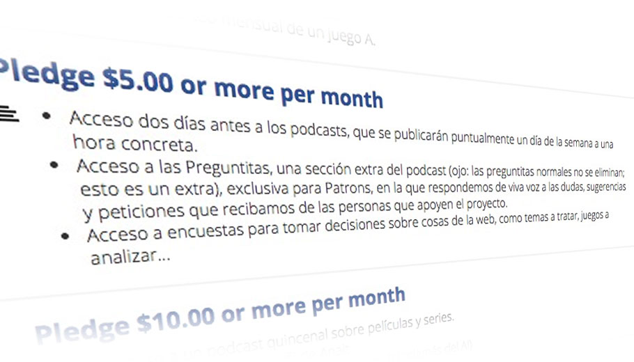 Este Patreon no es mi viejo Patreon gris