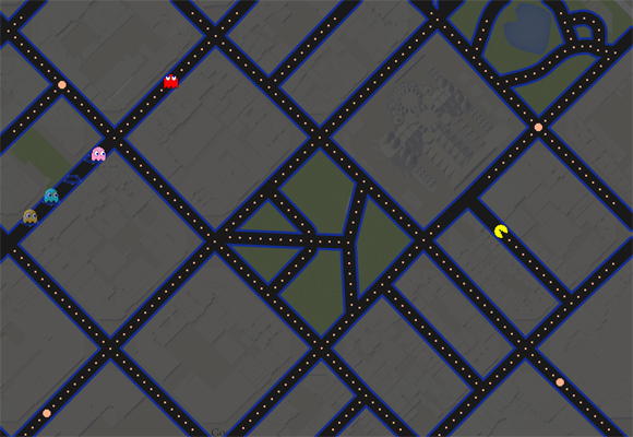 Google Maps incluye ahora un Pac-Man en el mundo real