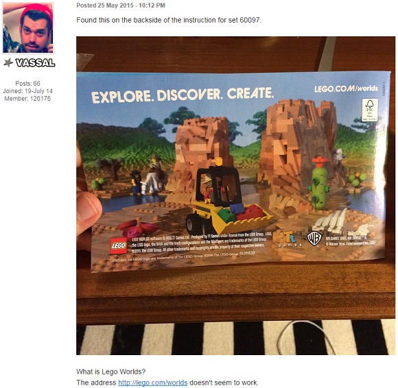 LEGO World es un juego de construcción a lo Minecraft