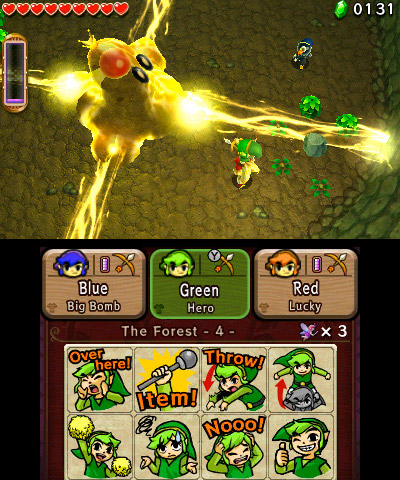 Avance de The Legend of Zelda: Tri Force Heroes