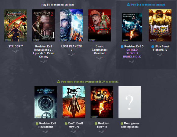 El Humble Bundle de Capcom también tiene su aquel