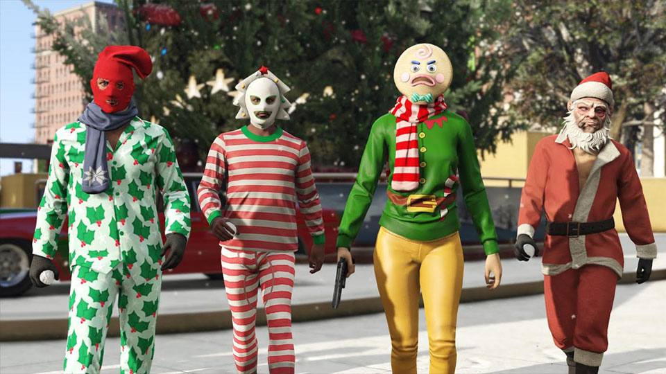 GTA Online celebra la Navidad con máscaras y pijamas gratis