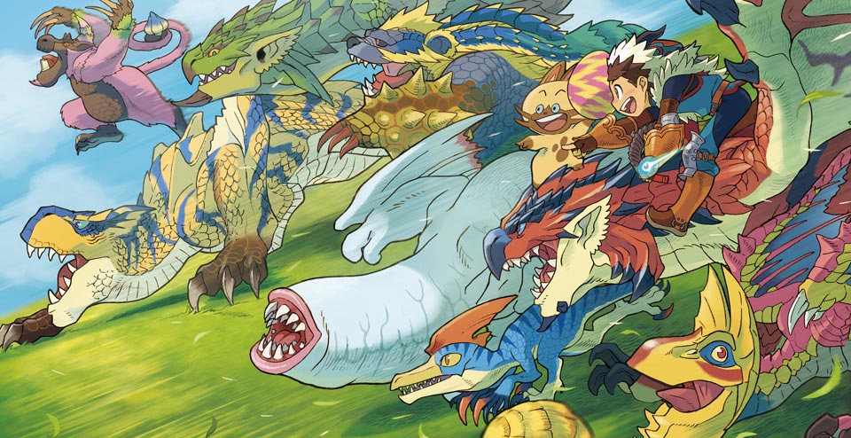 El nuevo tráiler de Monster Hunter Stories es realmente bonito