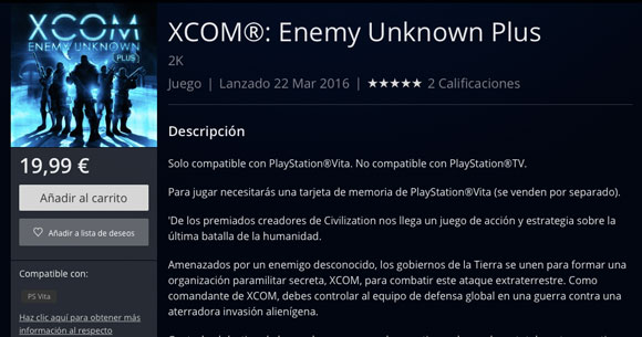 XCOM: Enemy Unknown Plus se publica por sorpresa en Vita