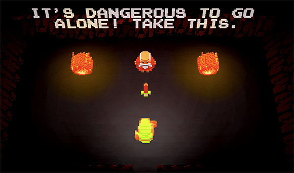 El homenaje voxelado a Zelda es espectacular