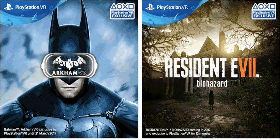 Batman: Arkham VR y Resident Evil 7 especifican su exclusividad temporal con PlayStation VR