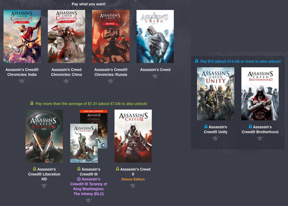 Humble Bundle Assassins Creed