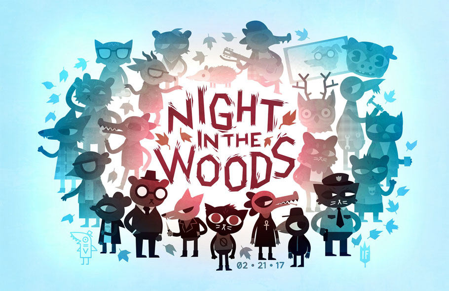 Night in the Woods saldrá el 10 de ene... no, no, no, espera, el 21 de febrero. Sale el 21 de febrero. No hagáis caso a la imagen de arriba, que dice 10 de enero si dejas el cursor encima un momento. Es totalmente falso. ¿Cómo se me puede haber escapado? Espero que nadie se dé cuenta de que esto es copypaste total. ¿Alguien leerá esta nota, en todo caso? ¿Para quién estoy escribiendo? Para quien lea esto: gracias por prestar tanta atención. Saber que hay alguien ahí leyendo, fijándose en los detalles, buscando paridas ocultas... ¡ah! Eso es lo que hace que mi trabajo tenga sentido. Quizá nadie lea esto jamás. Si lo encuentras, mencióname en un tweet que diga «Navaja Crossnar». Soy @chiconuclear en Twitter. Muchas gracias por todo.