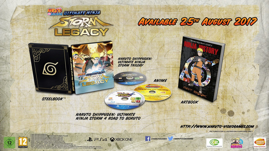 Naruto Shippuden: Ultimate Ninja Storm Trilogy y Legacy ya tienen fecha europea