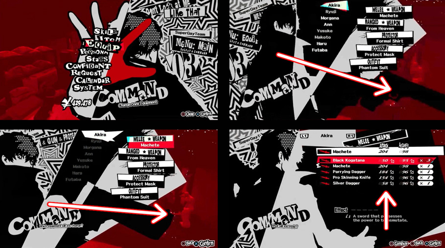 Definiendo la identidad gráfica de Persona 5