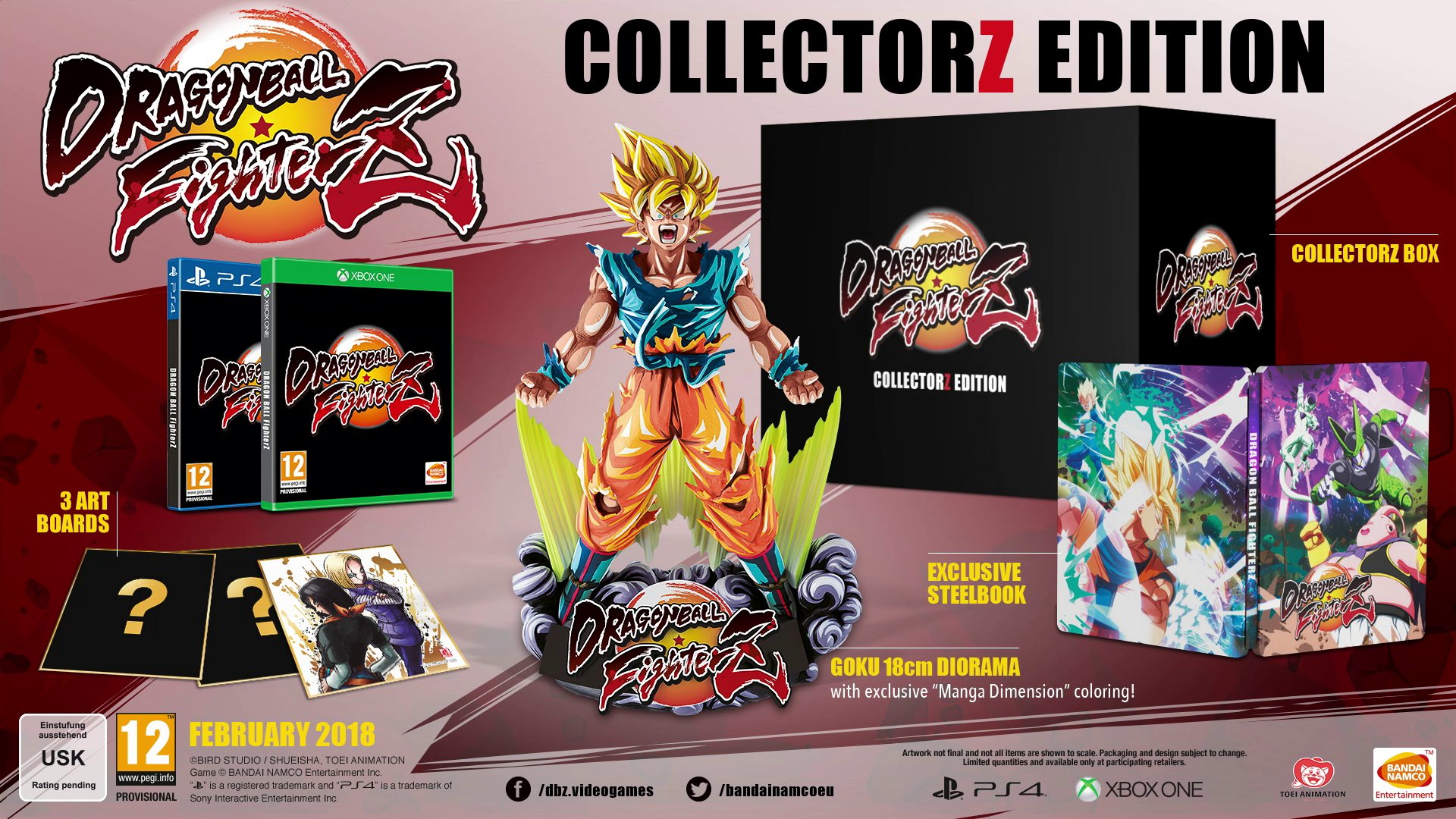 Nuevo tráiler de Dragon Ball FighterZ, que saldrá en febrero