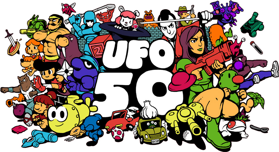 UFO 50 es una colección de 50 juegos dirigidos y desarrollados por estrellas del indie