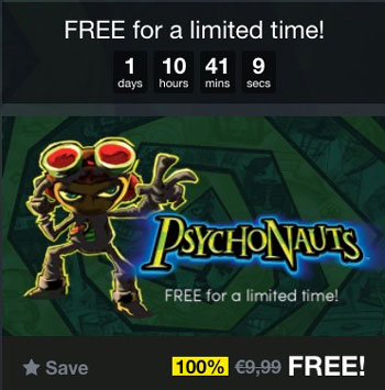 Psychonauts es gratis en Humble por tiempo limitado