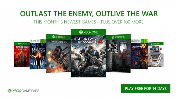 Gears of War 4 y Mass Effect llegan a Xbox Game Pass