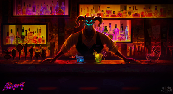 Los creadores de Oxenfree presentan Afterparty, sobre ganar a Satán bebiendo