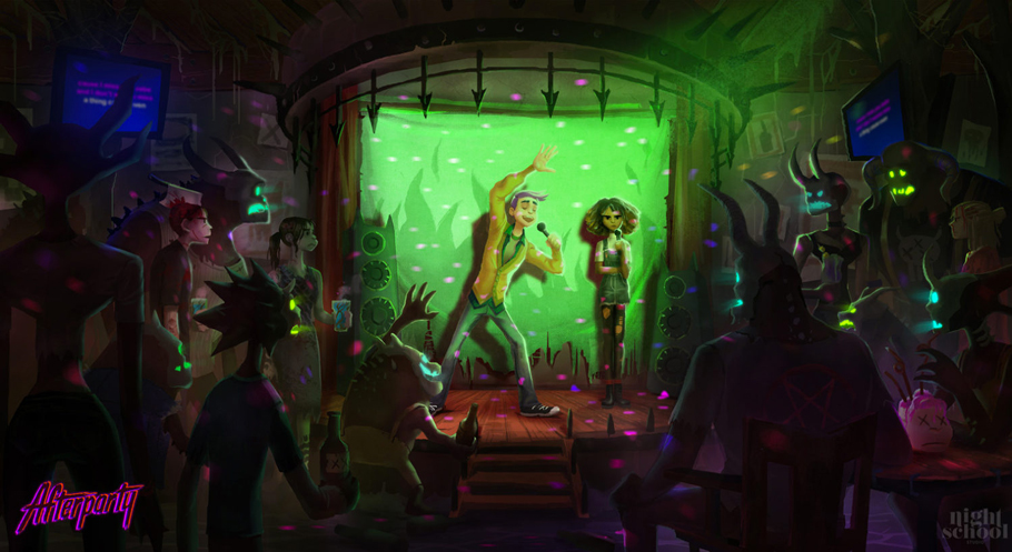 Los creadores de Oxenfree presentan Afterparty, sobre ganar a Satán bebiendo