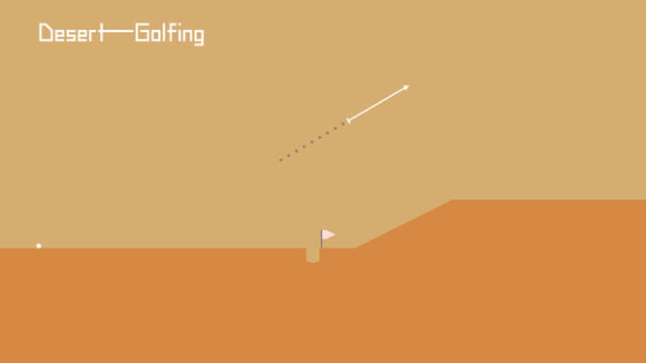 Desert Golfing se publica en Steam tres años después de salir en iOS