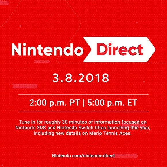 Nintendo Direct mañana