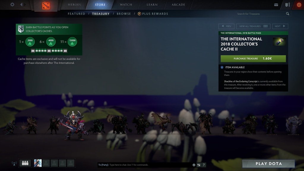 Valve permite a los jugadores holandeses de Dota 2 ver qué hay en las cajas de loot antes de comprar