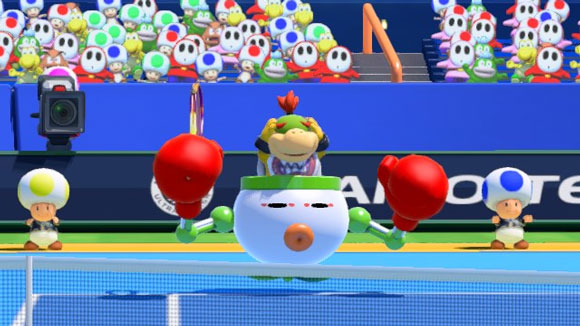 Bowsy será menos poderoso en Bowsy Tennis Aces a partir de mañana