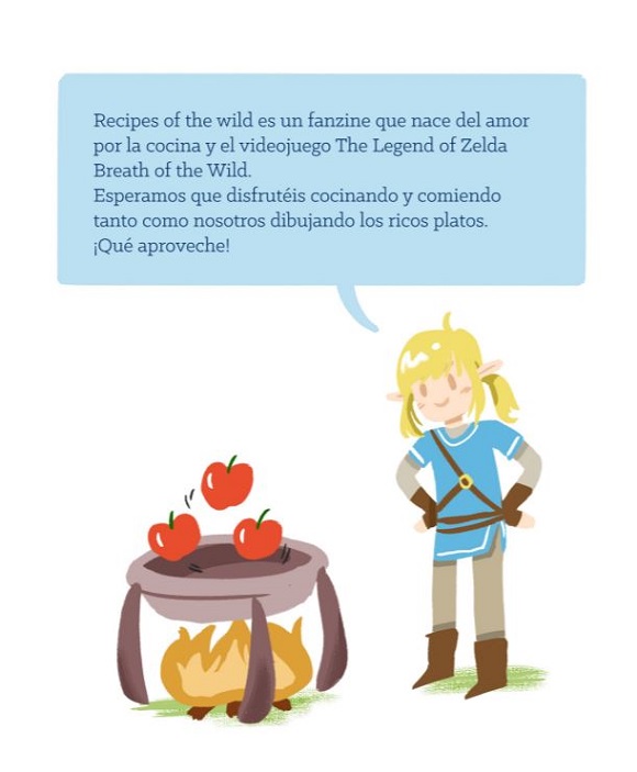 El fancine ilustrado, Recipes of the Wild, recopila alguna de las mejores recetas de Breath of the Wild