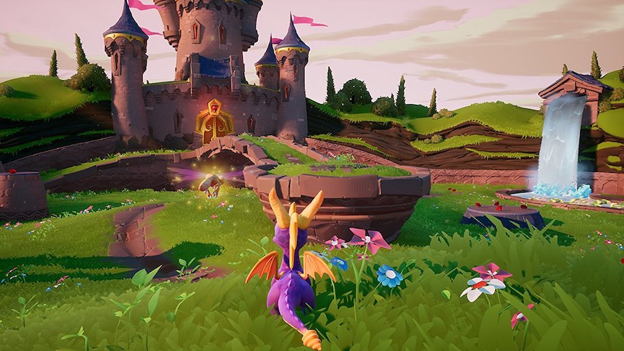 Solo el primer juego de la Spyro: Reignited Trilogy viene en el disco