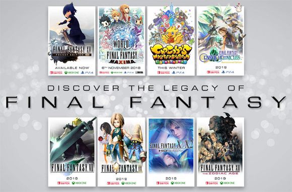 Los Final Fantasy VII, IX, X, X-2 y XII llegarán a Switch y Xbox One