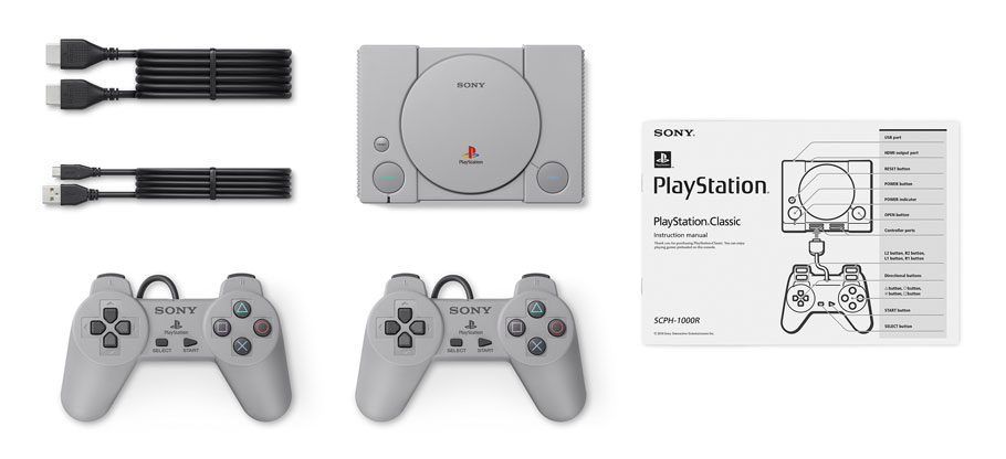 PlayStation Classic es la versión mini y con 20 juegos de la primera consola de Sony