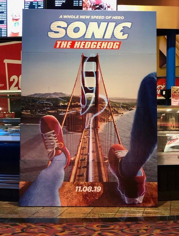La película de Sonic ya tiene póster y es una auténtica pesadilla