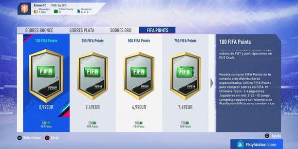EA deja de vender FIFA Points en Bélgica