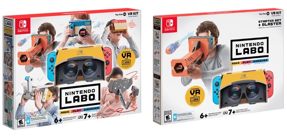 Nintendo se sube al carro de la realidad virtual con Labo VR