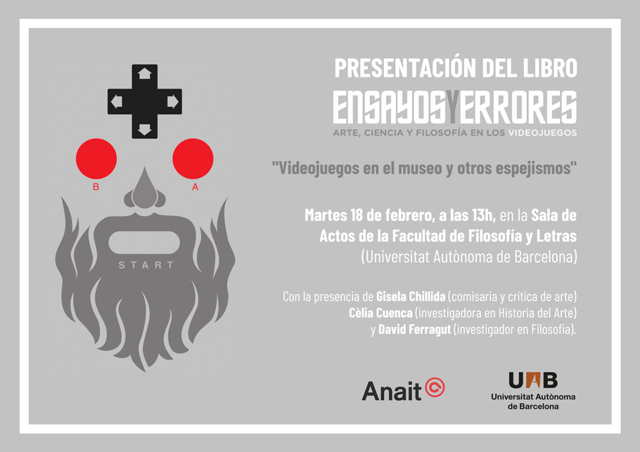 Presentamos Ensayos y errores en la Universidad Autónoma de Barcelona el próximos martes