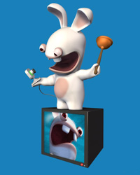 raving rabbids serie dibujos