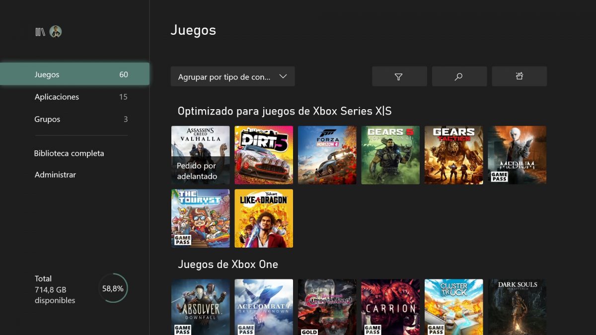 Así son los menús de Xbox Series X Análisis en AnaitGames