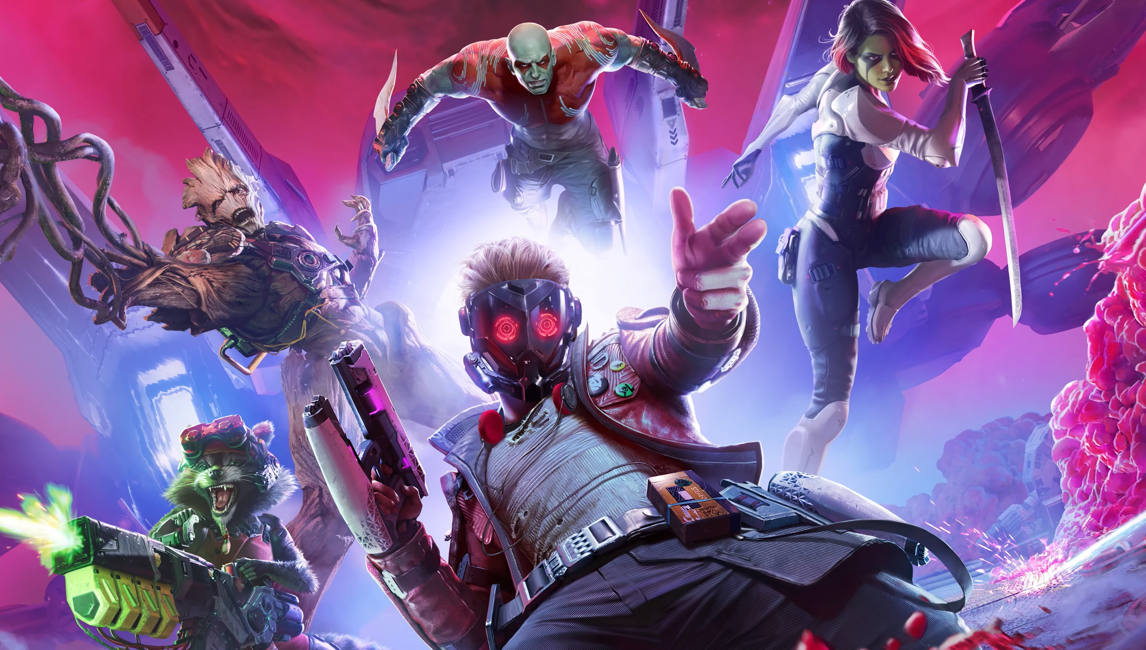 Стражи галактики игра на пс. Guardians of the Galaxy игра 2021. Марвел Стражи Галактики. Marvel s Guardians of the Galaxy 2021 Гамора. Стражи Галактики игра 2021.