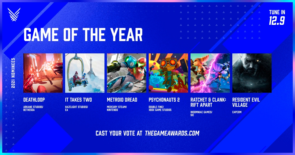 Se anuncian los nominados a The Game Awards 2021! – NINtheorist