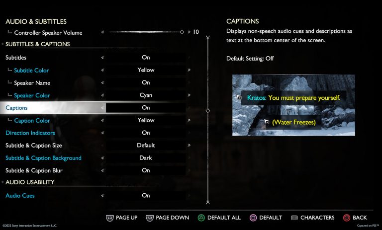 Santa Monica Studio Detalla Las Opciones De Accesibilidad God Of War 