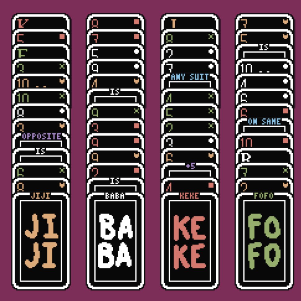 Babataire EX es un solitario con reglas de Baba Is You, creado por el ...