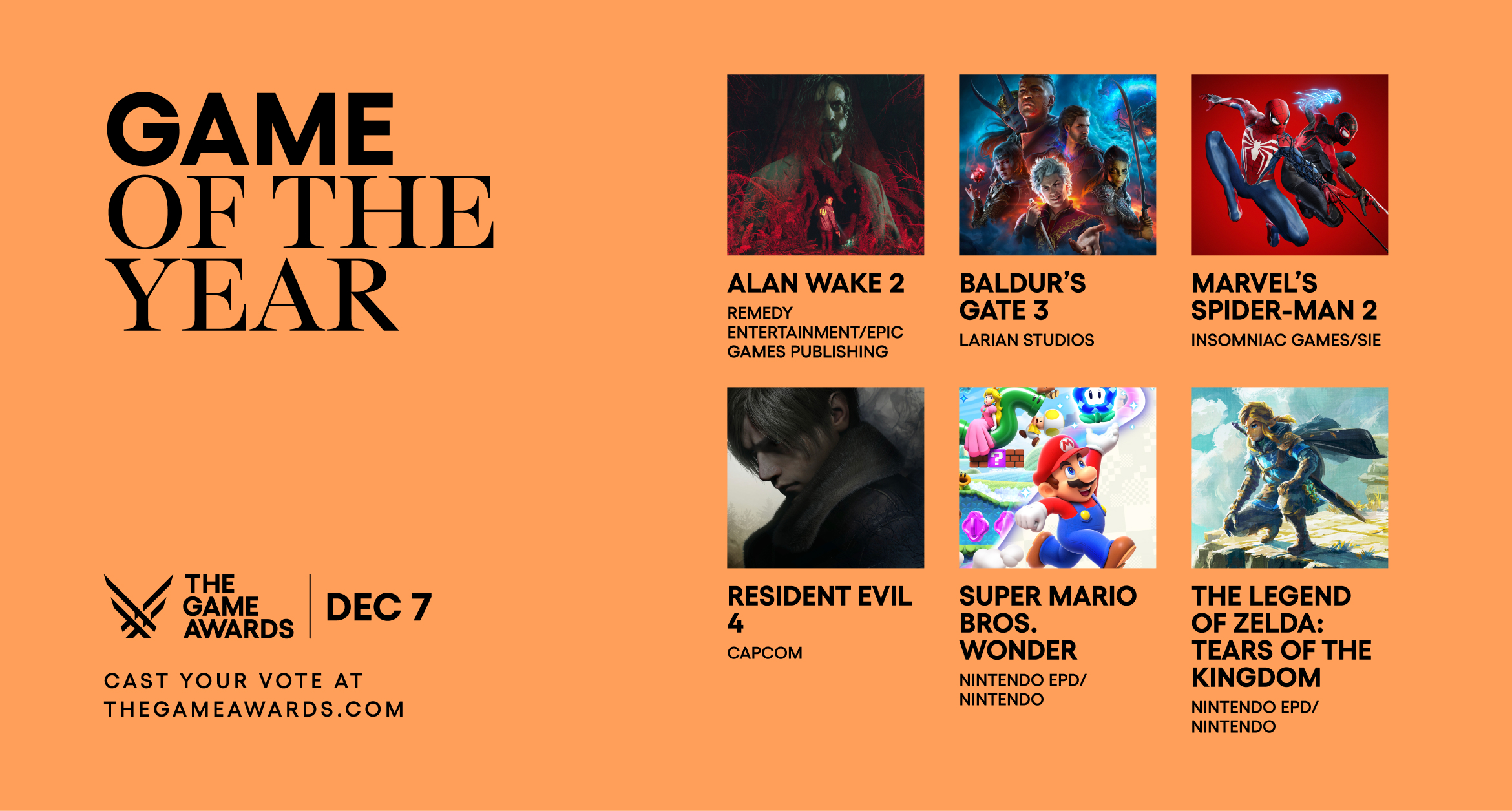 The Game Awards 2023 Nominados Funcionamiento Y Votaciones AnaitGames
